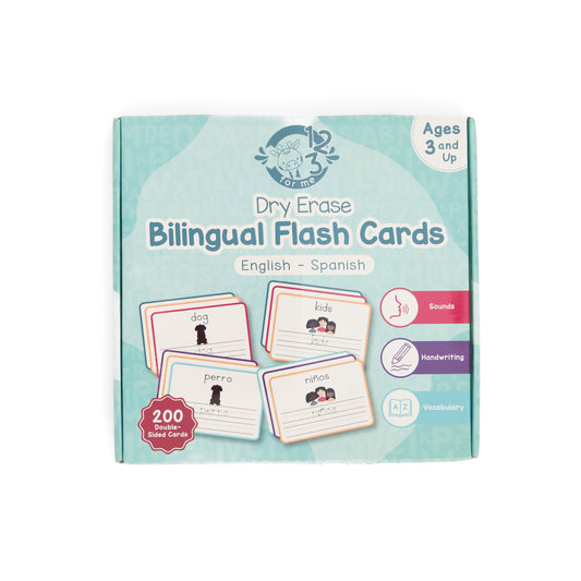 Dry Erase Spanish Flash Cards